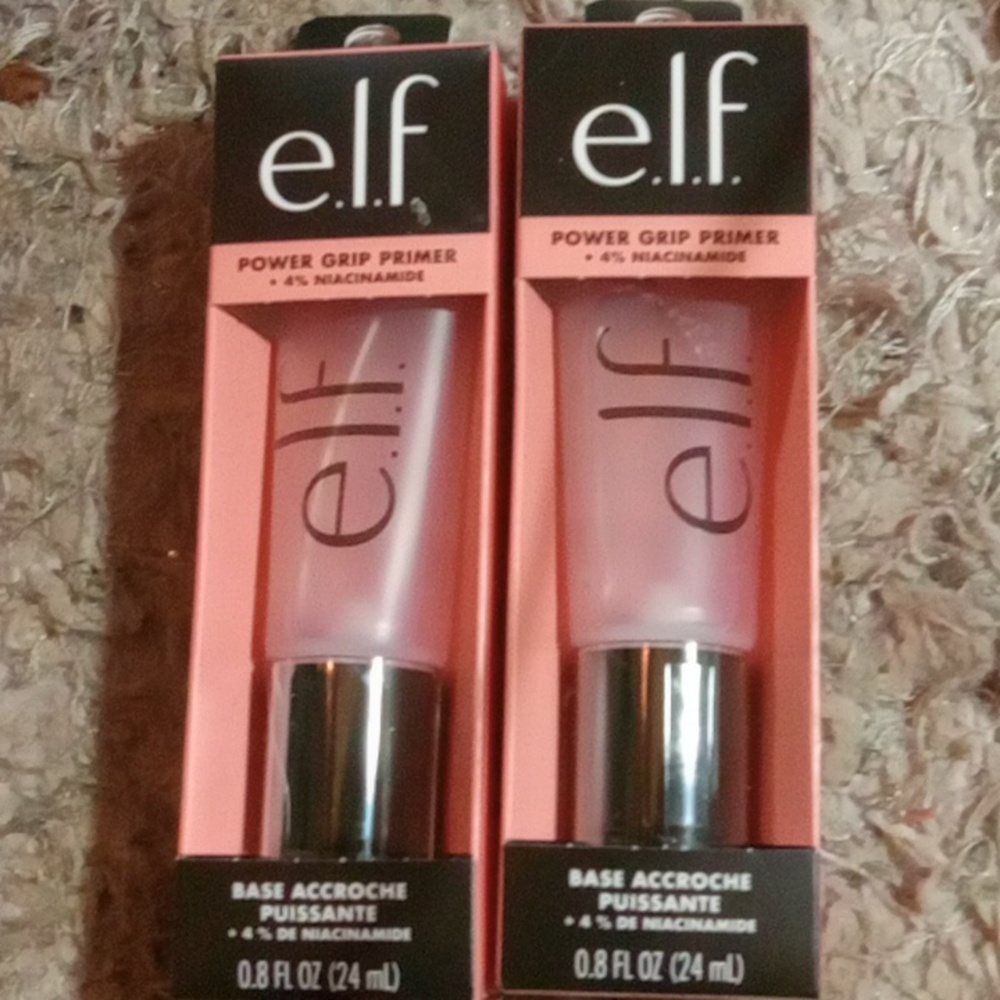 (2) ELF POWER GRIP PRIMERS + 4% NIACINAMIDE BASE